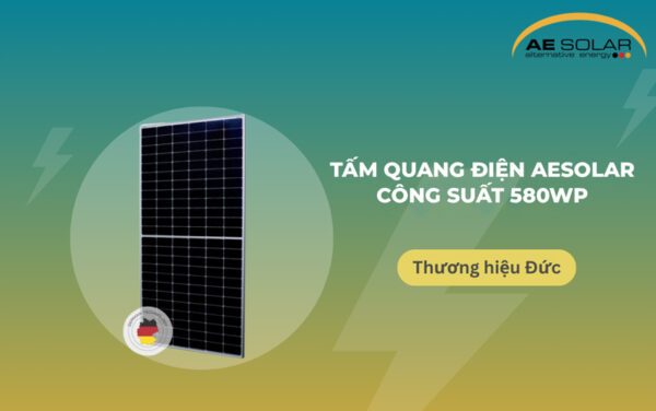 Tấm pin năng lượng mặt trời AE Solar 580Wp 2 Mặt Kính Công Nghệ Đức N-Type Topcon, Hàng Chính Hãng Mới 100% - Hình ảnh 5