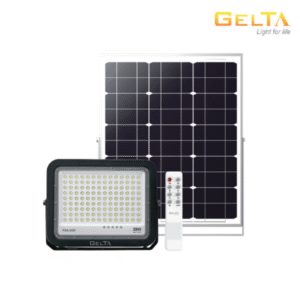 Đèn Pha Năng Lượng Mặt Trời Gelta FZA200 – 200W | Hiệu Suất Chiếu Sáng Vượt Trội, Tiết Kiệm Điện Tối Đa