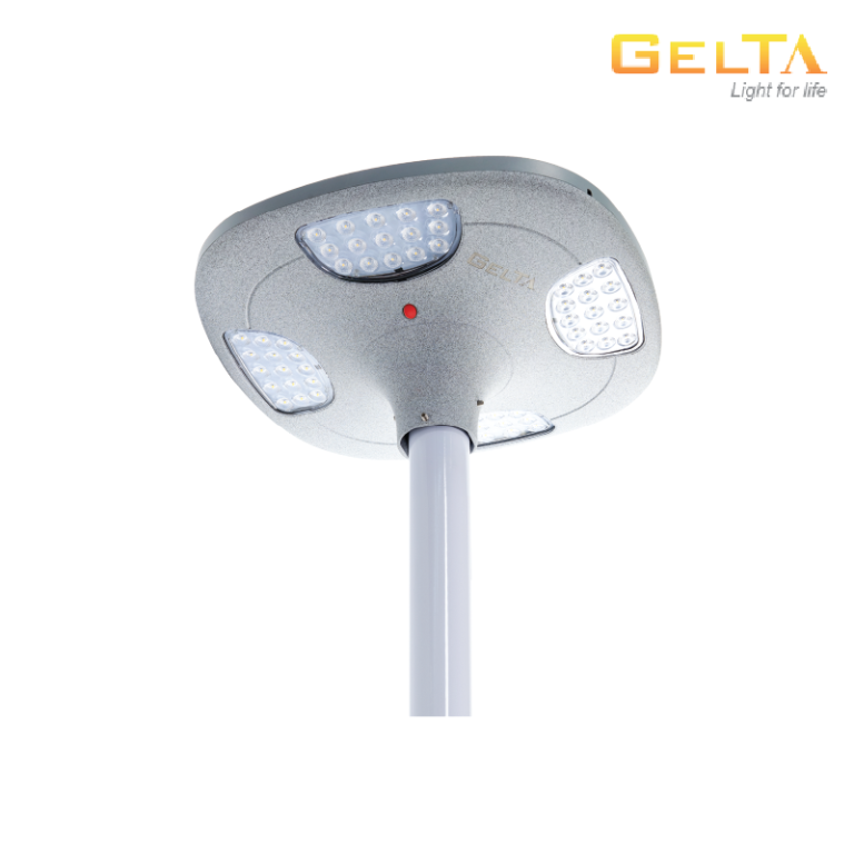 Đèn Sân Vườn Năng Lượng Mặt Trời Gelta GDS64A – Ánh Sáng Dịu Êm, Hoạt Động Lâu Dài