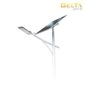 Đèn Đường Năng Lượng Mặt Trời Gelta STS80A – 80W | 8 000 Lm – Siêu Sáng & Tự Vận Hành